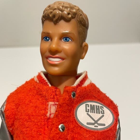 New Kids On The Block 1990's Joey McIntyre Hasbro Doll Red Jacket Hangin' Loose - Picture 4 of 4